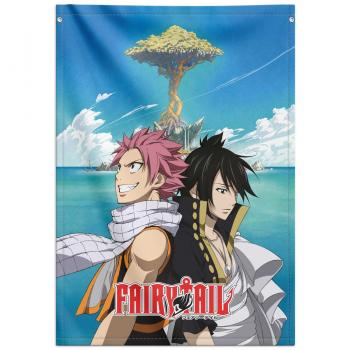 Banderola decorativa Fairy Tail de Grupo Erik - Póster de tela enrollable 70x100 cm - Decoración de pared con diseño anime