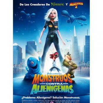Monstruos contra alienígenas [DVD]