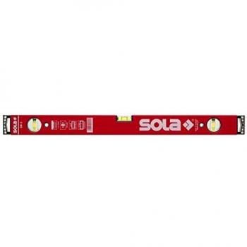 Sola SM50RED Nivel de aluminio de 50 cm con 2 burbujas, Único