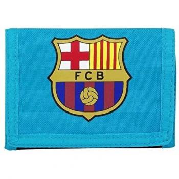 Safta Barça 3 Monedero, Color Azul Turquesa