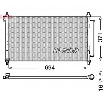Condensador DENSO DCN40012 para aire acondicionado