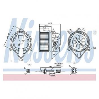 Nissens 87024 Ventilador Habitáculo