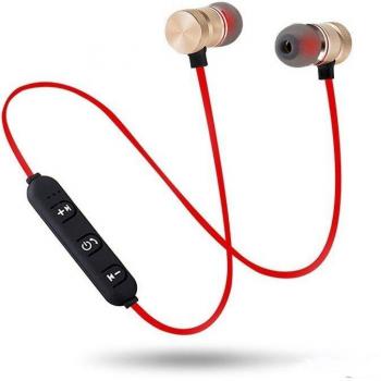 Auriculares Bluetooth 5.0 Deportivos con Banda para el Cuello, Inalámbricos Magnéticos, Estéreo de Metal con Micrófono para Todos los Teléfonos