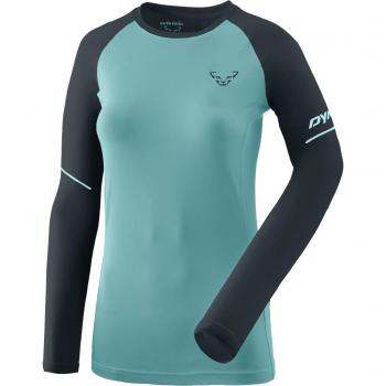 Camiseta de manga larga Dynafit Alpine Pro para mujer en color azul claro - Talla XL