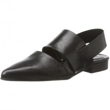 Bianco Open Slingback Shoe JFM17, Mocasines para Mujer, Negro, 37 EU