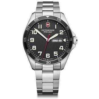 Victorinox Men's Field Force - Swiss Made Analogue Quartz Stainless Steel Watch with Day/Date 241849