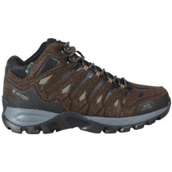 Hi-Tec Corzo Mid WP - Botas de Montaña Impermeables para Hombre, Color Marrón, Talla 45, con Ajuste Seguro, Protección del Empeine, Estabilidad en Terrenos Difíciles y Excelente Am