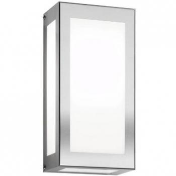 Lámpara de pared exterior Aqua Rain IP44 Acero Inoxidable E27