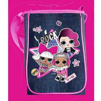 LOL SURPRISE Shoulder Fashion Bag Jeans' Bolsa de Deporte Fitness y Ejercicio Infantil, Juventud Unisex, Multicolor