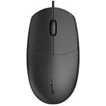 Rapoo N100-BK Ratón Ambidextro USB Tipo A Óptico 1600 DPI en Color Negro