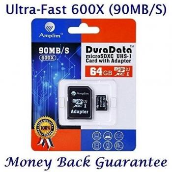 Tarjeta MicroSDXC 64GB y adaptador
