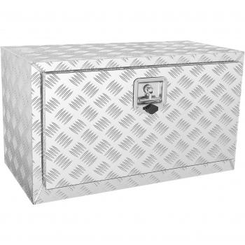 VEVOR Heavy-Duty Aluminum Underbody Truck Tool Box with Lock and Keys, Waterproof Trailer Storage Solution