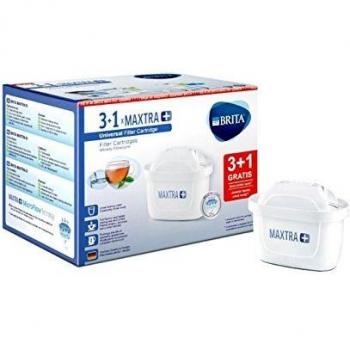 BRITA Cartuchos Pack De 3+1, Blanco, Plus