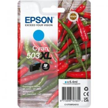 Cartucho de tinta Epson 503XL Cian de Alto Rendimiento con Capacidad para Imprimir hasta 470 Páginas