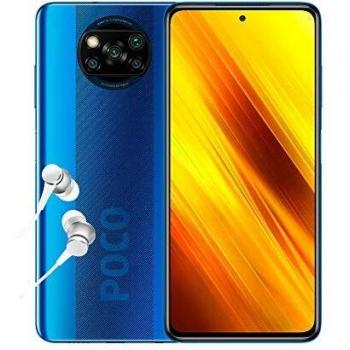 Poco x3 nfc smartphone 664gb 667z fhd camara frontal con punchhole snapdragon 732g 64mp ai quadcamara 5160mah color azul cobalto version espanola 2 anos de garantia