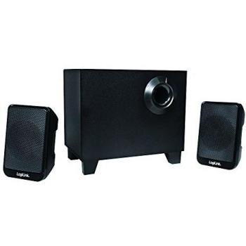 Altavoces LogiLink 2.1 con Subwoofer, 9W, Estéreo, Negro
