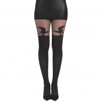 Alchemy Gothic Raven Medias Negro One Size