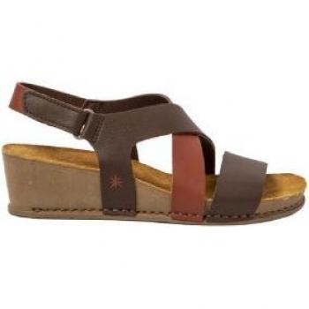 Sandalias de piel Art 1933 marrón para mujer