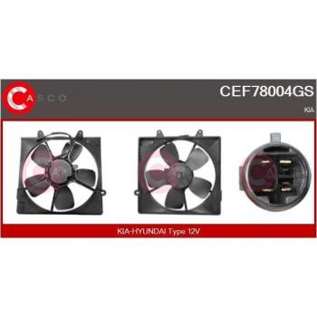 Motor eléctrico CASCO CEF78004GS, ventilador para radiadores