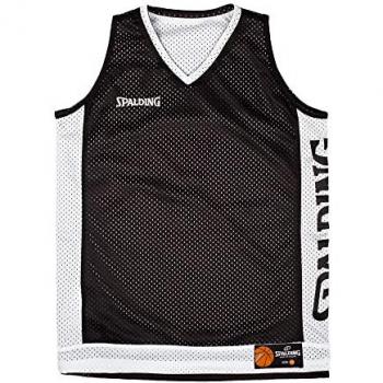 Camiseta de baloncesto reversible Spalding, sin mangas, diseño doble cara