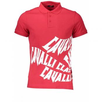 Elegant Pink Cotton Polo for the Discerning Gentleman - M