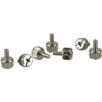 Tornillos de Pulgar Plateados InLine® para Carcasa, Paquete de 6