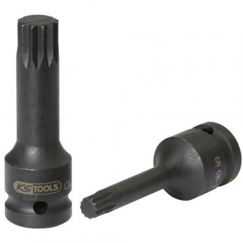 Cubos de impacto KS TOOLS 1/2 Vielzahn M10, largo, referencia 911.0950-E