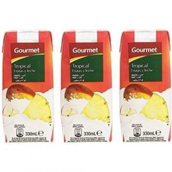 Gourmet Tropical Frutas y Leche, 3 x 330ml