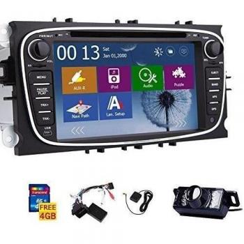 Windows 8 interfaz de usuario de navegaciš®n GPS y pantalla tš¢ctil estšŠreo de la radio de coche reproductor de DVD para Ford Focus Mondeo S-max Galaxy con CANBUS NAVI BT MIC FM AM USB SD Incluye LED cš¢mara de copia de seguridad + tarjeta de 4GB