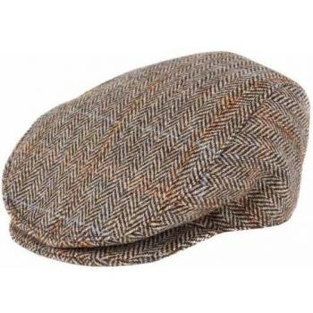 Patrón Grouse Herringbone Harris Tweed Gorra Plana - Grande de Dents
