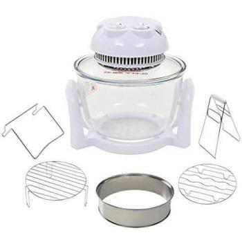 vidaXL Horno de Convección Halógeno con Anillo de Extensión 800W 10L Cocina