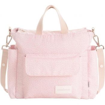 Bolso Maternal Cambrass Animal Print Rosa 16x43x37 Cm