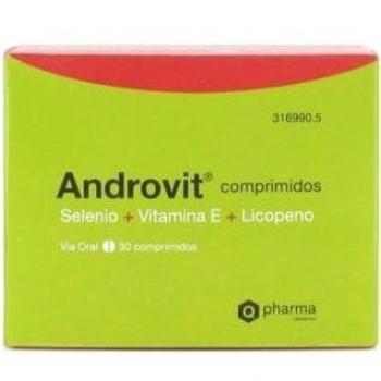 Androvit 30 Comprimidos - Suplemento de Testosterona para Mejorar el Rendimiento Físico