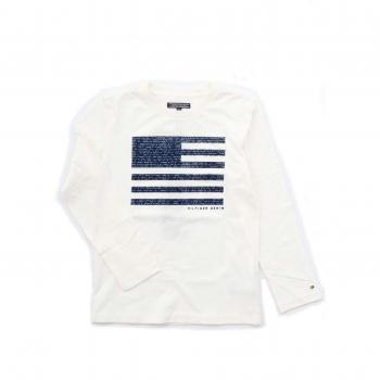 Tommy Hilfiger KB0KB03513 Camisas Niños Blanco 12A
