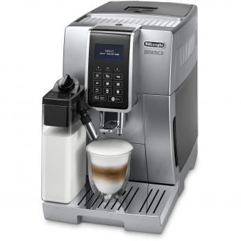 De'Longhi Dinamica, Fully Automatic Bean to Cup Coffee Machine, Cappuccino, Espresso Coffee Maker, ECAM 350.75.S, Silver