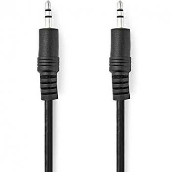 Cable de Audio Nedis 3.5mm M-3.5mm M 3.0m BK