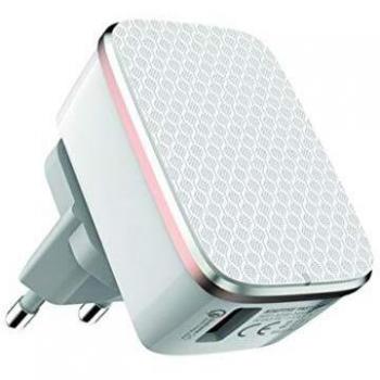 CARGADOR MULTIMEDIA USB AUTO ID 2,4A BL QUALCOMM TECHNOLOGY