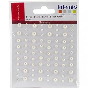 Artemio autoadesive Perle 80/Pkg-Avorio