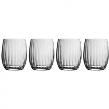 Erne Crystal Tumbler Set of 4, Clear, 300ml, Galway Crystal