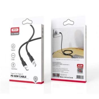 Cable USB-C a USB-C PD 60W 1m Negro