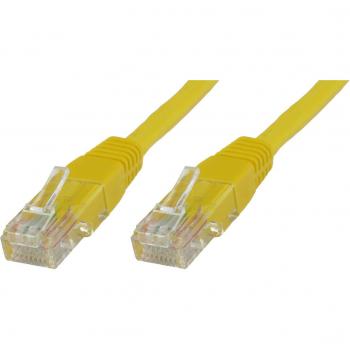 Cable de Red Microconnect U/UTP CAT6 0.25m Amarillo