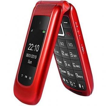 Uleway gsm Teléfono Móvil Simple para Mayores con Teclas Grandes, SOS Botones, Fácil de Usar Telefonos Basicos para Ancianos
