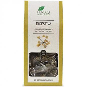Infusión Digestiva Bio 24g Herbes De La Conca, sin plástico, 12 bolsitas infusoras de 1.5g