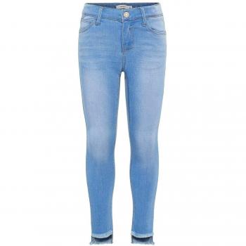 NAME IT Nkfpolly Dnmtia 2159 Ankle Pant Noos, Jeans para Niñas, Azul Medium Blue Denim, 125