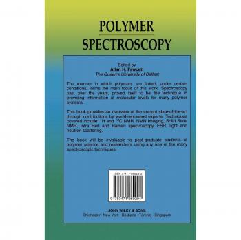 Espectroscopia de Polímeros - Tapa Dura