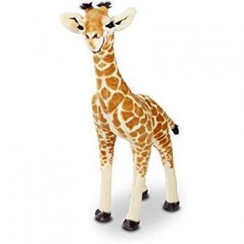 Melissa & Doug Peluche de Jirafa de pie, Juguete Suave, Animal, Todas Las Edades, Regalo para niño o niña