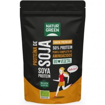 NaturGreen Proteína de Soja 50% Bio Sin Gluten Sabor Premium 375g