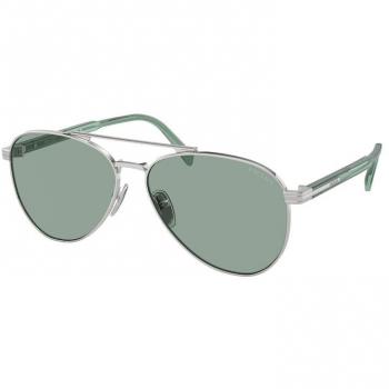 Prada PR A58S 1BC10G Men's Silver Sunglasses 61mm