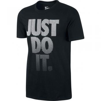 Nike Tee-Av15 JDI Stack - Camiseta de manga corta para hombre, color negro, talla M