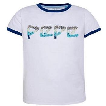 Pepe Jeans - Camiseta Manga Corta NIÑA - PG502450 Magnolia - Camiseta NIÑA Manga Corta